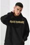 Iron Maiden Rock Metal Music Band Back Printed Unisex Oversize Combed Cotton Hoodie - 4