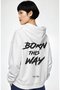 Lady Gaga Born This Way Singer Back Printed Unisex Oversize Combed Cotton Hoodie