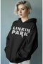 Linkin Park Rock Metal Music Band Back Printed Unisex Oversize Premium Hoodie - 2