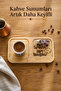 Rectangular Bamboo Two-Compartment Coffee Presentation Tray, Both Sympathetic and Attractive - 2