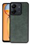 Aconcept Redmi 13C Case Aras Leather Cover - (95525) Dark Green