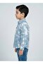 Boys Blue Abstract Printed Casual Shirt - 4