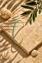 Turquoise Enamel Handcuff Model Gold Color Bracelet
