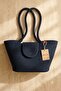 Straw Beach Bag Handmade Bohemian Summer Shoulder Bag for Women