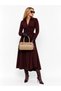 Women's Patent Leather Bowling Hand and Shoulder Bag Length: 13 cm Width: 27 cm - 6