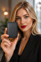 محفظة جلدية متوافقة مع هاتف آيفون مع حامل بطاقات Magsafe، مقاس 10x6 سم - 7