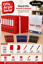 Office Red Archiving Set 650 Pieces – 5 Pack of Pouch Files, 100 Ring Binders, 10 Wide Folders, and Ballpoint Pen Set - 2