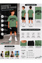 Summer Brooklyn Usa Ny Letter Printed Boys Shorts T-Shirt Set - 2