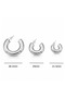 Women's Bombeli 3 Size Hoop Earrings - 7