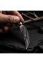 Stainless Steel Gothic Style Angel Wing Necklace - 5