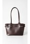 Women's Stylish Daily Shoulder and Arm Tote Bag with Belt Detail, Large Internal Volume, Double Handle, and Buckle