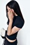 Busem Bodycon Mock Neck Cotton Blouse - 2