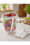 Fruit and Vegetable Washing and Rinsing Net 38 × 15 cm – Strainer Bag with Handle That Can Be Hung on the Faucet - 2