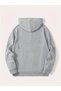 Women's Gray Goose Bumps Printed 3 Thread Hooded Hoodie Sweatshirt - 2