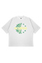 Unisex Women's Men's Scyjess Green Design Printed Oversize Thick Fabric Relaxed Fit T-Shirt - 3