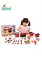 Kids Home Kitchen Play Set with Cooking Accessories, Pretend Play Toy Kitchen Set, Mini Cookware & Food Accessories, Educational Role Play Toy for Boys & Girls 3+ Years