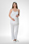 Mecit 6405 ecru robe maternity pajama set - 2