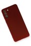 Compatible Case for Samsung Galaxy S21 Plus Yumuaşk Colorful Flexible Premium Rubber Silicone - Claret Red - 3