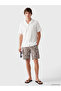 Lcw Swimwear Brown Patterned Men's Swim Shorts
