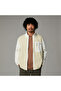 Men's Yumiori Cream Zippered Fleece Jacket