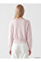 Pink Boat Neck Women's Knitwear Sweater - 4