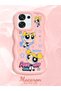 Oppo A6 Pro 5g Compatible Case Camera Protection Pink Silicone Couple Phone Case Cartoon Pattern - 2