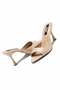 Women's High Heeled Orthopedic Non-Slip Tpu Sole Beige Slippers - 3