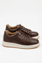 Men's Sneaker Lace-Up Genuine Leather Rubber Sole Casual Sports Shoes 19-26904 - 3