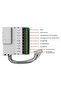 Digital LCD Thermostat with Green Backlight Display, Temperature Control Panel, Fan and Cool Mode, Room Occupancy Sensor - 2