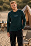 Cotton Long Sleeve Men's Pajama Set - 4