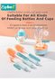 4 in 1 Silicone Baby Bottle Cleaning Brush Set with Stand, 360° Rotating Water Bottles Cleaner, Cup Gap Clean Brushes - 4