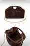 Wicker Braided Scholarship Women's Hand and Shoulder Bag - 4