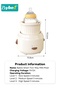 Baby Milk Bottle Shaker with 2PCS Formula Dispensers, Automatic Baby Formula Mixer, Universal Bottle Shaking Machine, Baby Milk Powder Mixer with 3 Modes, 360 Degrees Constant Speed - 8