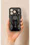 iPhone 17 Pro Compatible Ethnic Horse Figure Patterned Silicone Case