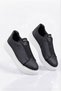 Zrc2619 - High Quality Daily Elastic Men's Casual Sports Shoes Black White