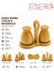 Bamboo Salt and Pepper Shaker Set with Handle and Stand – Natural Bamboo Spice Containers - 2