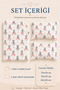 100% Cotton Panda Patterned Baby Elastic Sheet Set - 2 Pillowcases 60X120 / 70X120 / 70X110 Mother's Side - Park Bedding - 2