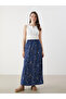Original Elastic Waist Floral Skirt