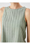 Original Oval Collar Textured Blouse - 3