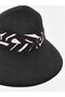 Women's Fedora Hat with Black Scarf Detail by Güli̇sgi̇yi̇m - 4
