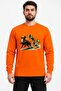 Hunting Hunter Hog Hunting Dogs Printed Regular Fit 100% Cotton 24/1 Long Sleeve T-Shirt - 2