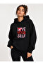Love Your Self Printed Hooded 2 Thread Threaded Sweatshirt