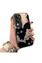 Vivo Y04 Compatible High Quality Fun Black Cat Printed Case, Cute Stylish Shock - 2