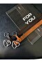Basic Women's Trouser Belt, Jacket Belt, Dress Belt, Shirt Belt with Heart Buckle - 4
