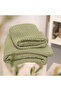 Waffle Bath Towel Set 100% Cotton - High Absorbent Honeycomb Textured Large Size Bath and Hand Face Towel Set - 3