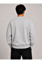 Hope Pattern Printed Crew Neck 2 Thread Sweatshirt - 2