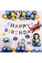 Party Astronaut & Space Themed Birthday Set with Lots of Balloons