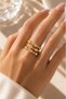 Star Detailed Multi-Row Adjustable Ring - 2