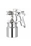 AB17S Suction Feed Spray Gun with a Metal Paint Cup, Adjustable Controls and Precision Nozzle for Automotive, Furniture, Woodwork, Metalwork, Workshop Painting, Coating and Refinishing Projects