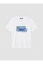 Peak New Season White Crew Neck Printed Men's T-Shirt - 5